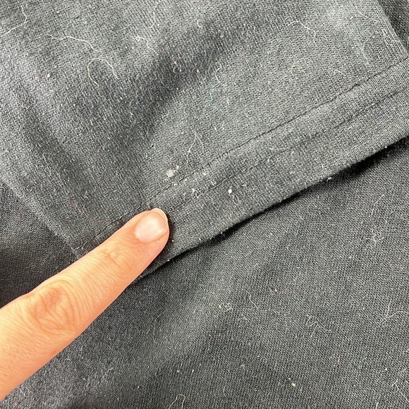 Vtg Kavio Designs Long Sleeve Shirt Black Silver Cowboy Boots Western Womens OS - Picture 7 of 14